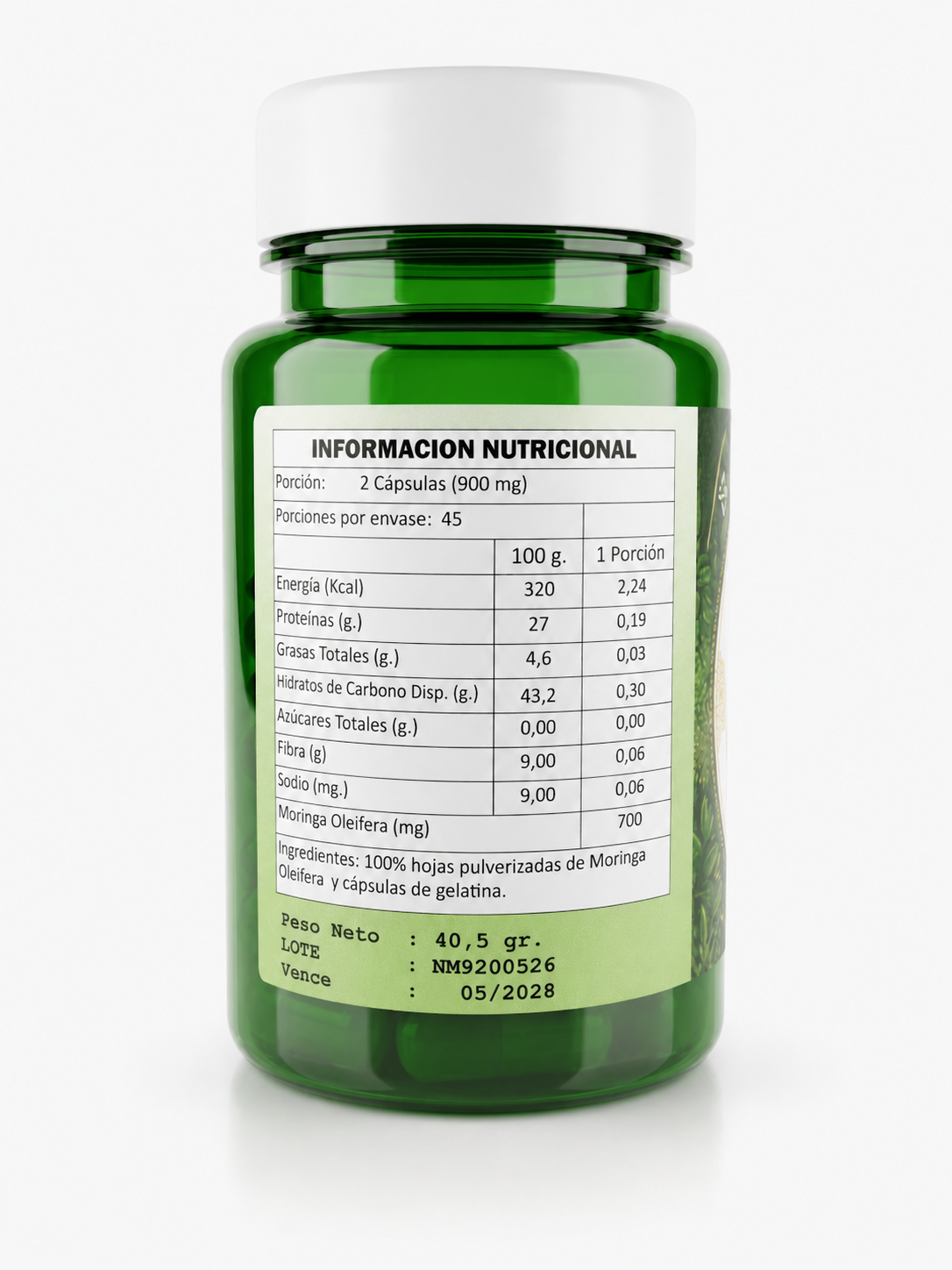Moringa 90 Capsulas