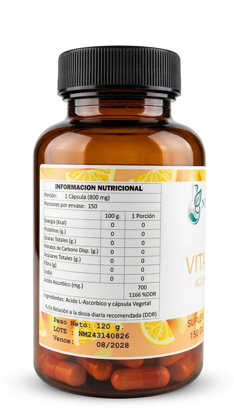 Vitamina C 150 capsulas vegetales