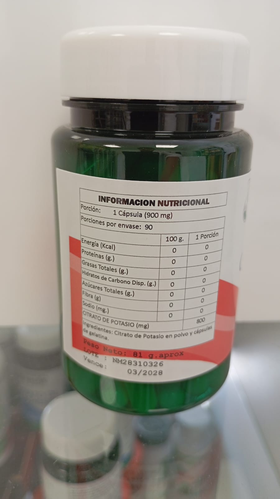 CITRATO DE POTASIO