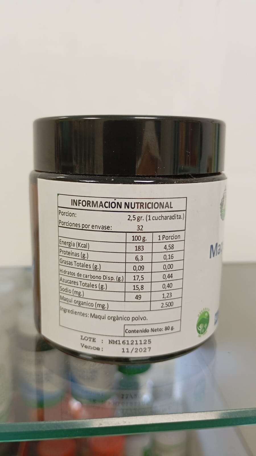 MAQUI ORGANICO POLVO