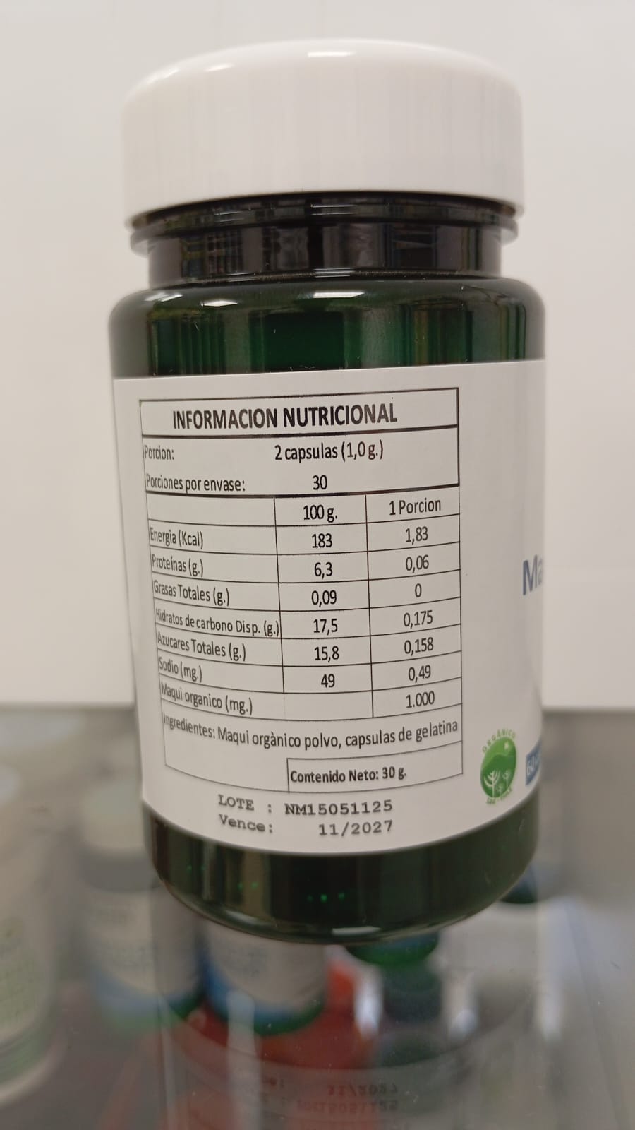 MAQUI ORGANICO 60 Capsulas