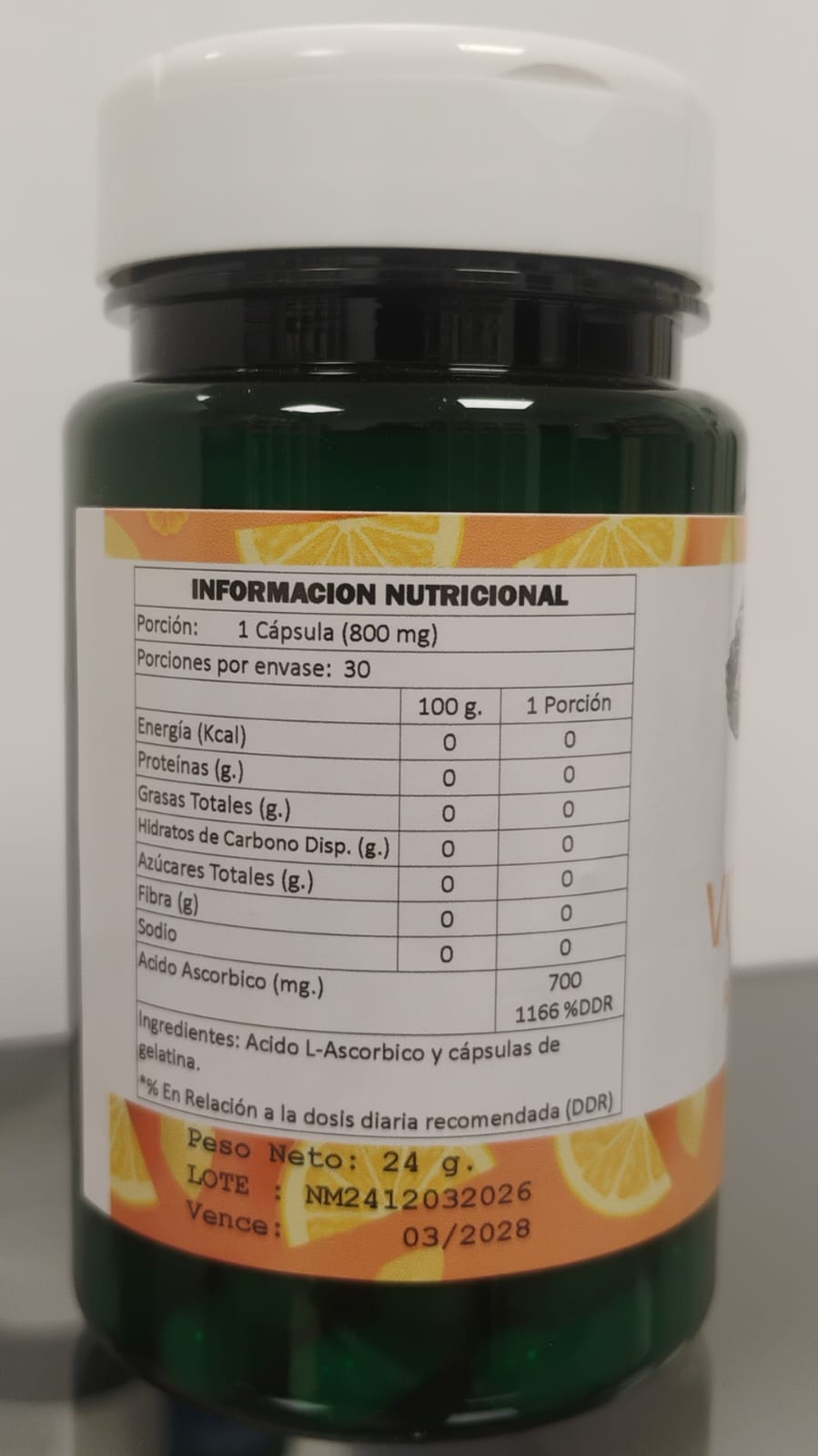 Vitamina C, Acido Ascórbico 30