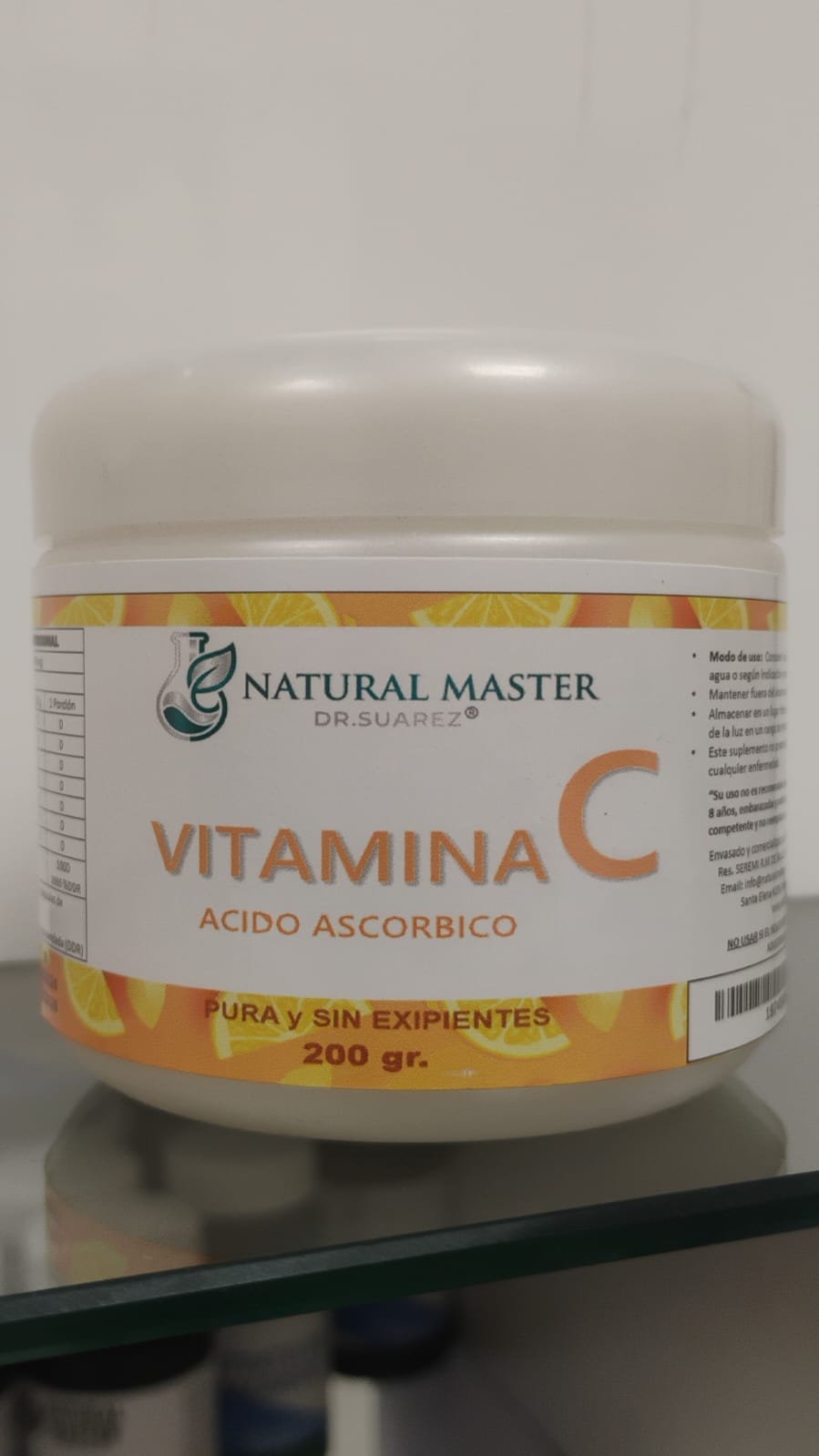 Vitamina C, Acido Ascórbico 200g