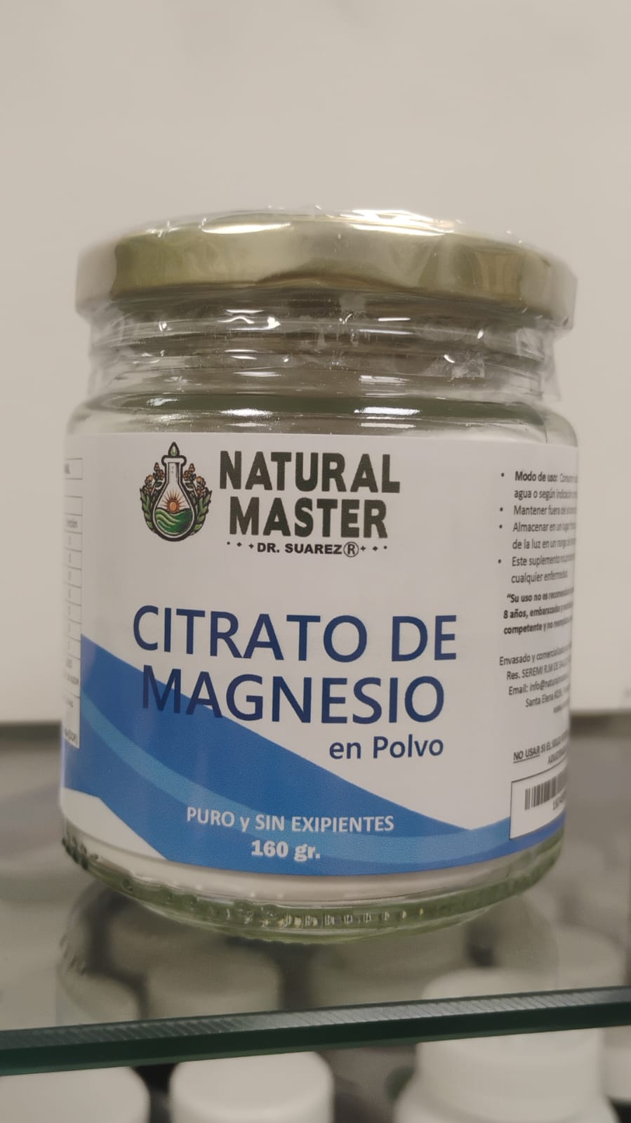 CITRATO DE MAGNESIO 160 g