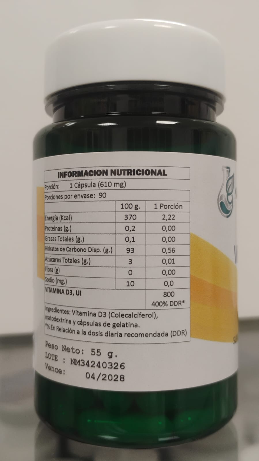 Vitamina D3 800 UI