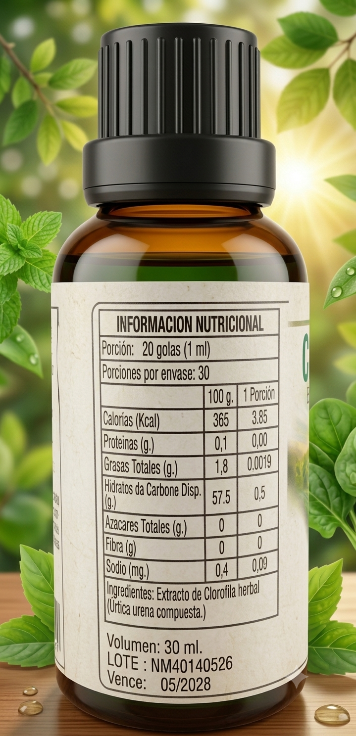 CLOROFILA 30 ML NATURAL MASTER DR.SUAREZ (MR)